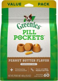 Greenies Pill Pockets Peanut Butter Flavor Capsules