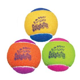 KONG Squeakair Birthday Tennis Balls