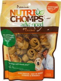 Nutri Chomps Advanced Mini Knot Dog Treat Chicken Flavor
