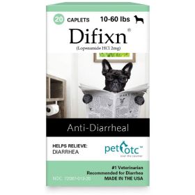 Pet OTC Difixn Anti-Diarrheal Treatment for Dogs 10-60 lbs