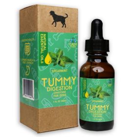 Calm Paws Tummy Spearmint Digestion Aid Essential Oil for Dogs