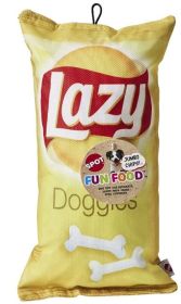 Spot Fun Food Lazy Doggie Chips Plush Dog Toy