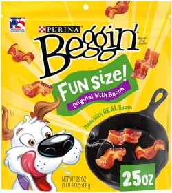 Purina Beggin' Strips Bacon Flavor Fun Size