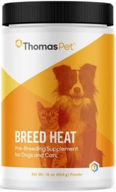 Thomas Pet Breed Heat Pre-Breeding Supplement for Dogs and Cats