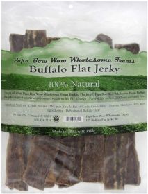 Papa Bow Wow Buffalo Flat Jerky - 12" Long
