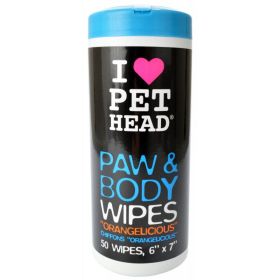 Pet Head Paw & Body Wipes - Orangelicious