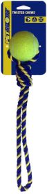Petsport Knotted Cotton Rope Tug with Tuff Ball