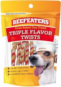Beafeaters Oven Baked Triple Flavor Twists Dog Treat