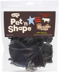 Pet 'n Shape Natural Beef Liver Slices Dog Treats