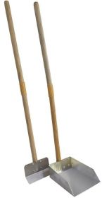 Flexrake Scoop and Steel Spade Set with Wood Handle - Small