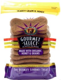 Natures Animals Gourmet Select Hearty Grain and Honey Organic Dog Buscuits