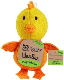 Spunky Pup Woolies Chicken Dog Toy