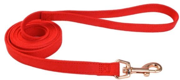 Coastal Pet Accent Microfiber Dog Leash Retro Red 6'L x 5/8"W