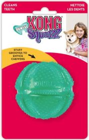 KONG Squeezz Dental Ball Dog Toy Medium