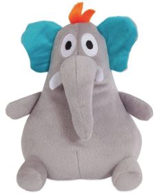 Petmate Booda Zoobilee Grunting Elephant Plush Dog Toy