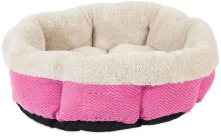 Precision Pet Snoozzy Mod Chic Round Pet Bed Rose