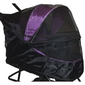 Weather Cover for Special Edition No-Zip Pet Stroller - Black