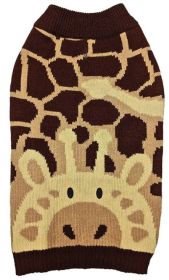 Fashion Pet Giraffe Dog Sweater Brown (Size: Xx-Small)