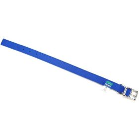 Coastal Pet Double Nylon Collar - Blue (Size: 18" Long x 1" Wide)