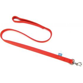 Coastal Pet Double Nylon Lead - Red (Size: 48" Long x 1" Wide)