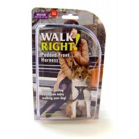 Coastal Pet Walk Right Padded Harness - Red (Size: Medium (Girth Size 20"-30"))