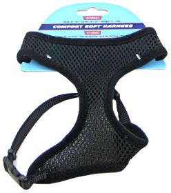 Coastal Pet Comfort Soft Adjustable Harness - Black (Size: Small - 3/8" Width (Girth Size 19"-23"))
