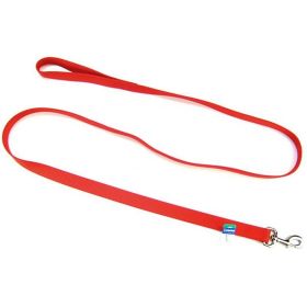 Coastal Pet Single Nylon Lead - Red (Size: 6' Long x 1" Wide)
