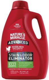Nature's Miracle Advanced Stain & Odor Remover (Size: 1 Gallon Refill Bottle)