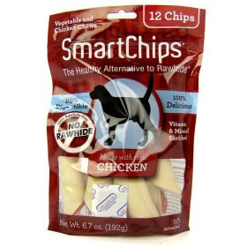 SmartBones SmartChips - Chicken & Vegetable Dog Chews (Size: 3" Chips (12 Pack))