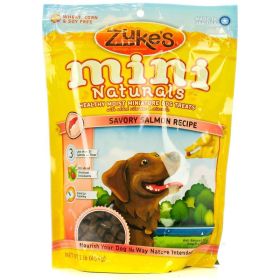 Zukes Mini Naturals Dog Treat - Savory Salmon Recipe (Size: 1 lb)