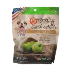 Loving Pets Totally Grainless Meaty Chew Bones - Chicken & Apple (Size: Toy/Small Dogs - 6 oz - (Dogs up to 15 lbs))