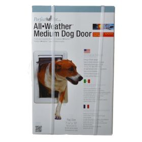 Perfect Pet All Weather Pet Door (Size: Medium - (7.25"W x 13"H))