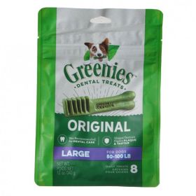 Greenies Original Dental Dog Chews (Size: Large - 8 Treats - (Dogs 50-100 lbs))