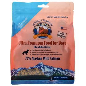 Grizzly Super Foods Oven Baked Alaskan Wild Salmon for Dogs (Size: 1 lb)