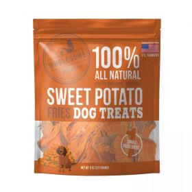 Wholesome Pride Sweet Potato Fries Dog Treats (Size: 8 oz)