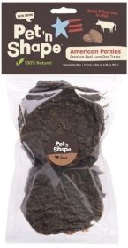 Pet 'n Shape Natural American Patties Beef Lung Dog Treats (Size: 5 count)