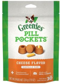 Greenies Pill Pockets Cheese Flavor Capsules (Size: 30 Count)