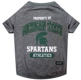Pets First Michigan State Tee Shirt for Dogs and Cats (Size: Large)