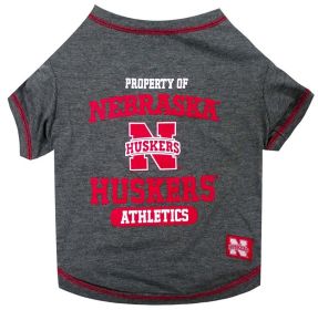 Pets First Nebraska Tee Shirt for Dogs and Cats (Size: Small)