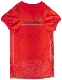 Pets First U of Miami Jersey for Dogs (Size: X-Large)