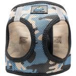 American River Choke Free Dog Harness Camouflage Collection - Blue Camo (Option: XX-Small)