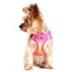 American River Choke Free Dog Harness Ombre Collection - Raspberry Pink and Orange (Option: XX-Small)