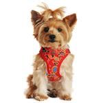 Wrap and Snap Choke Free Dog Harness by Doggie Design - Tahiti Red (Option: X-Small)