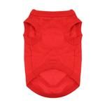 Cotton Dog Tank - Flame Scarlet Red (Option: X-Small)
