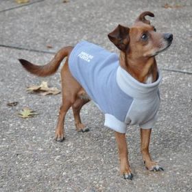 Highline Fleece Dog Coat - Two Tone Gray (Option: Size 8)