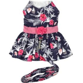 Moonlight Sails Dog Dress with Matching Leash (Option: X-Small)