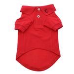 Solid Dog Polo - Flame Scarlet Red (Option: X-Small)