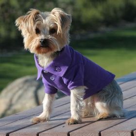 Solid Dog Polo - Ultra Violet (Option: X-Small)