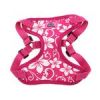 Wrap and Snap Choke Free Dog Harness by Doggie Design - Pink Hibiscus